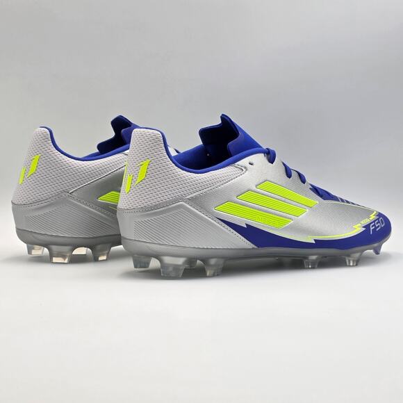 Adidas F50 League FG MG Men\'s Size 11.5 Soccer Cleats IG0918 Messi 1 Silver New main image 6